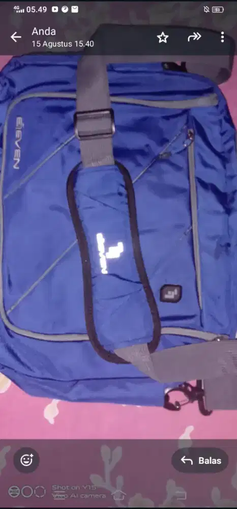 Dijual Tas laptop warna Navy