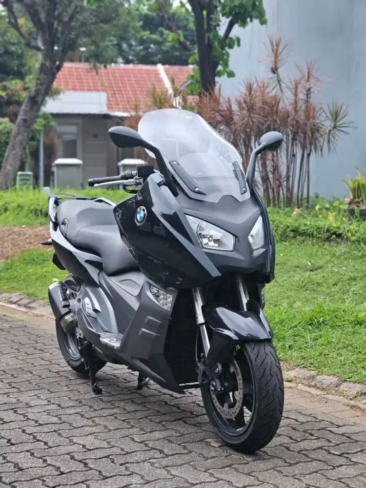 Bmw c600 sport 2015, black grey, kondisi cakep, full mulus, no PR