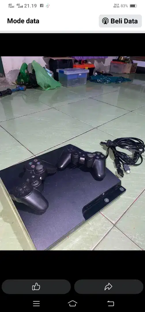 Jual ps3 hitam sony limited edition normal