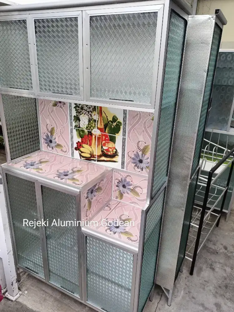 Rak piring 3 pintu murah