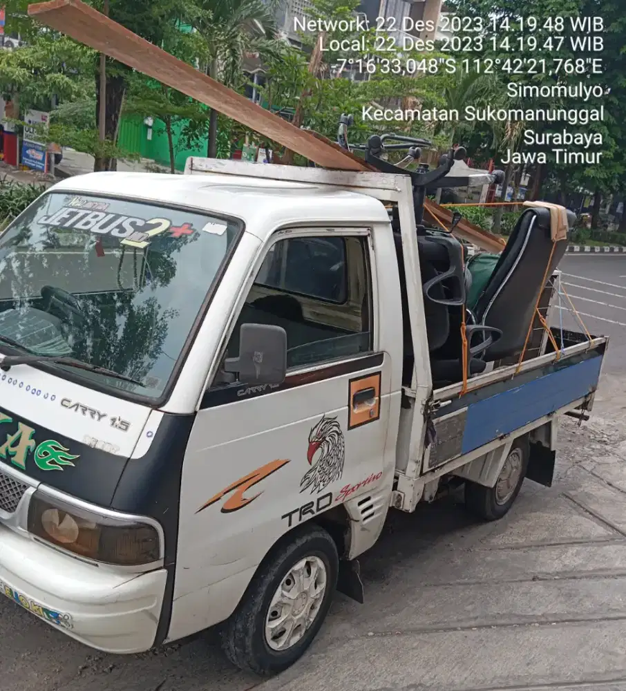 Terima jasa sewa dan carter mobil Pickup Bak dalam dan luar Surabaya