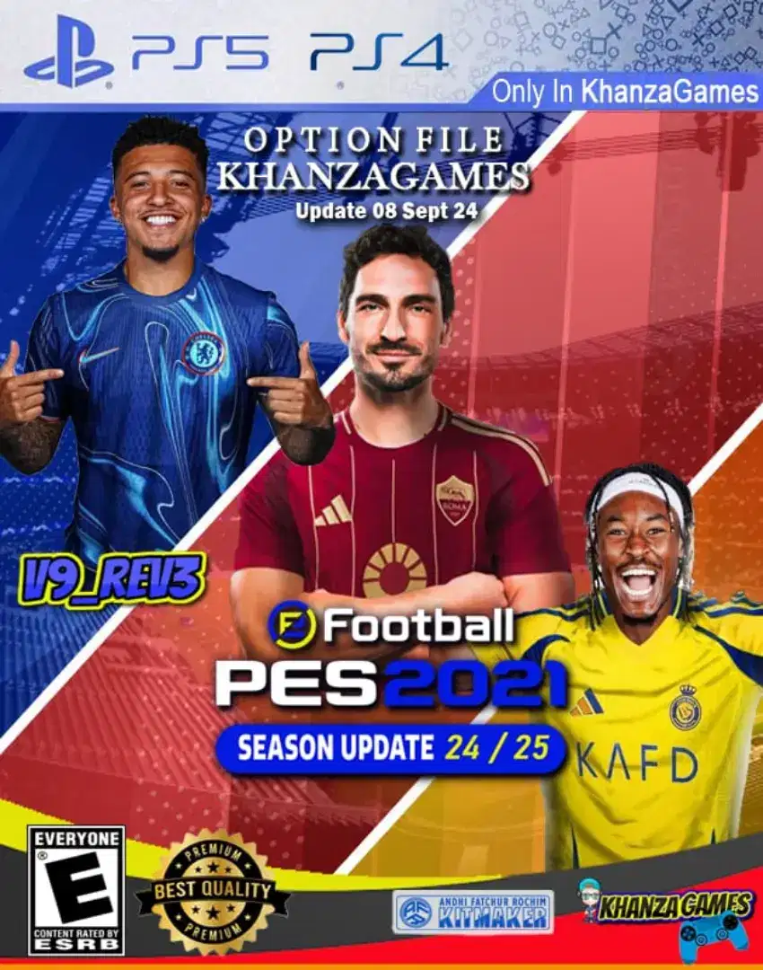 Option file premium pes 2021 PS4 PS5