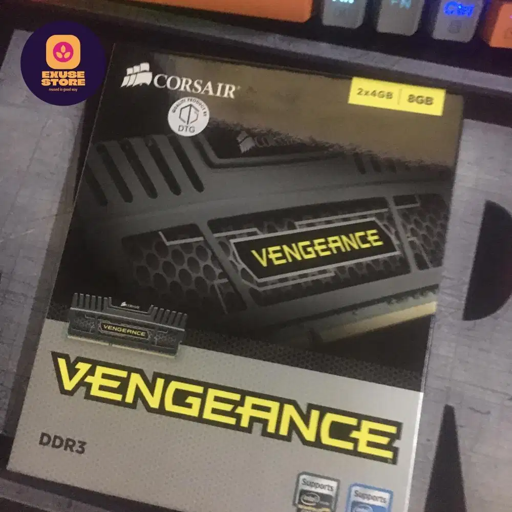 RAM Corsair Vengeance Black DDR3 8GB (2x4GB) Dual Channel