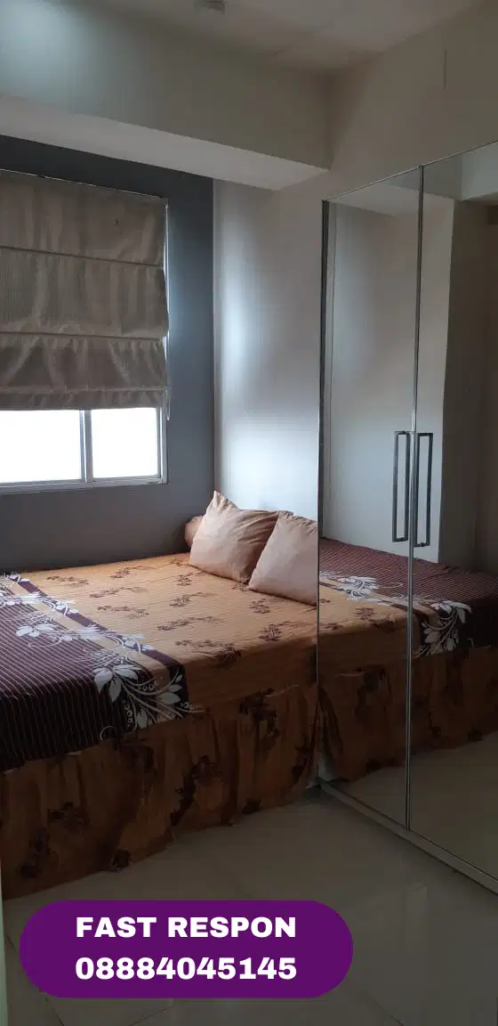 SEWA SUPER MURAH UNIT 2 BR MENTENG SQUARE FULL FURNISH VIEW FLY OVER