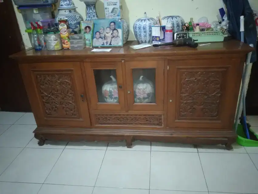 MEJA BUFFET TV KAYU