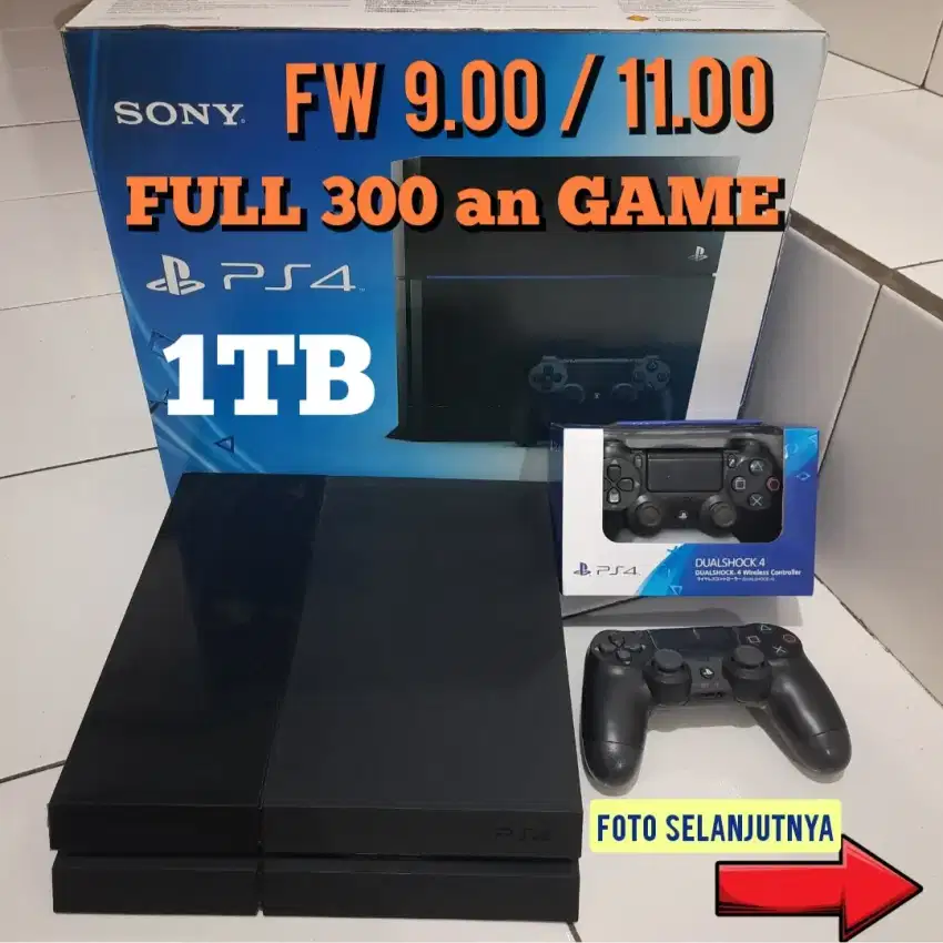 PS4 1TB FULL 300 an GAME POPULER Terjangkau Mrh Meriah Harganya