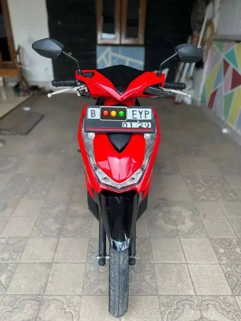 Kilometer rendah. Honda Beat 2022 murah.