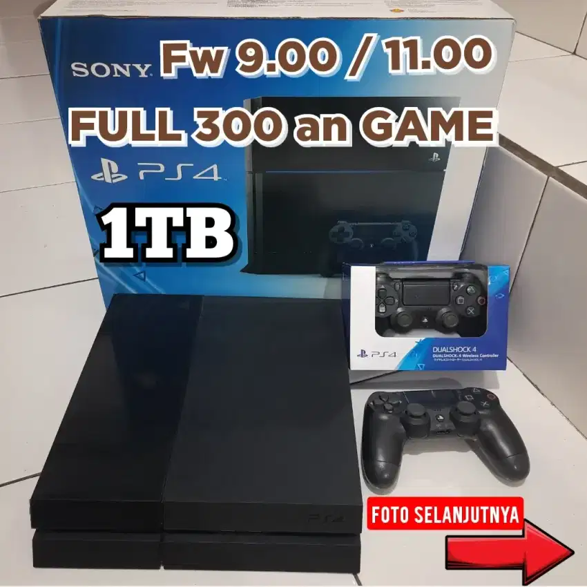 PS4 1TB FULL 300 an GAME POPULER Harga Murah Meriah Terjangkau