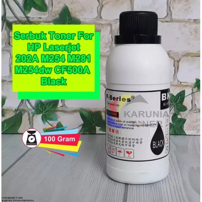 Serbuk Toner Printer HP Laserjet 202A M254 M281 M254dw CF500A Black