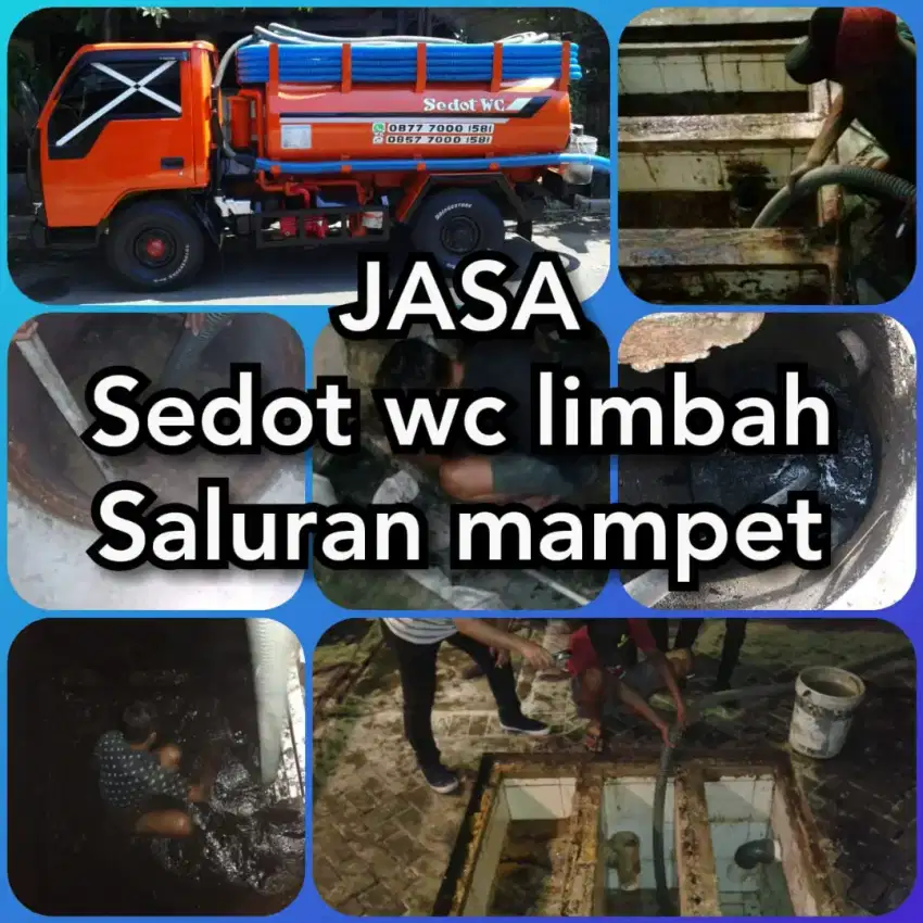 SEDOT WC-BUANG PUING-LIMBAH LEMAK- ATASI MAMPET-BLOWER LUMPUR SEPITENG