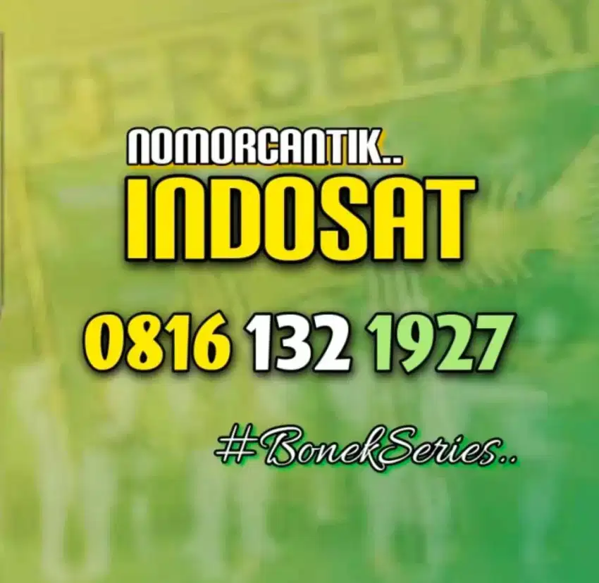 (bisa COD) nomor cantik kartu INDOSAT IM3 11 digit PERSEBAYA 1927