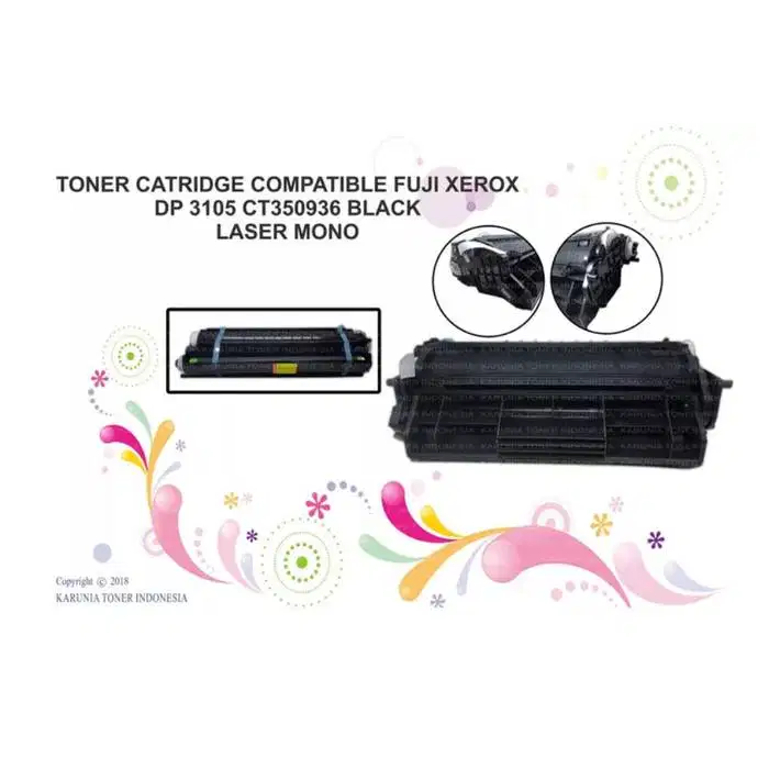 TONER CARTRIDGE COMPATIBLE FUJI XEROX DP 3105 CT350936 BLACK MONO