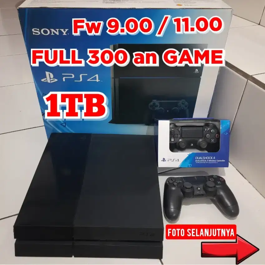 PS4 1TB FULL 300 an GAME TERLARIS Murah Meriah