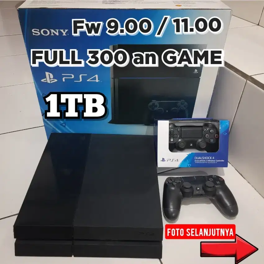 PS4 1TB FULL 300 an GAME TERLARIS Mrh Terjangkau