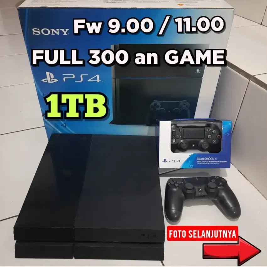 PS4 1TB FULL 300 an GAME TERLARIS Murah Meriah Terjangkau