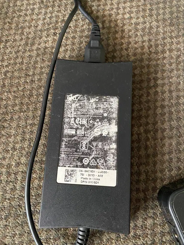 original Adaptor Charger Laptop Dell 19.5V 6.7A 130W