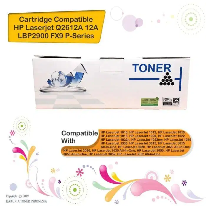 Toner Cartridge Compatible HP Laserjet Q2612A 12A P1010 P1020 lbp2900