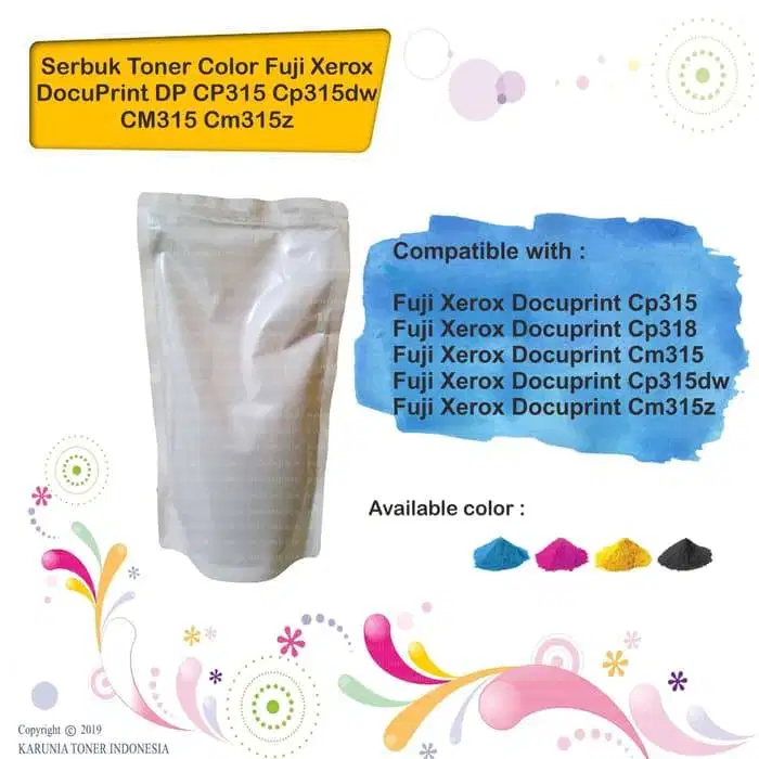 Serbuk Toner Fuji Xerox Docuprint CP315 CP318 CM315 CP315dw 500 Gram