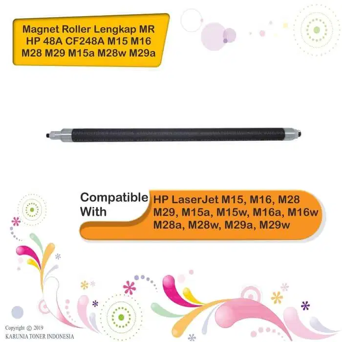 Magnet Roller Lengkap MR HP 48A CF248A M15 M16 M28 M29 M15a M28w M29a