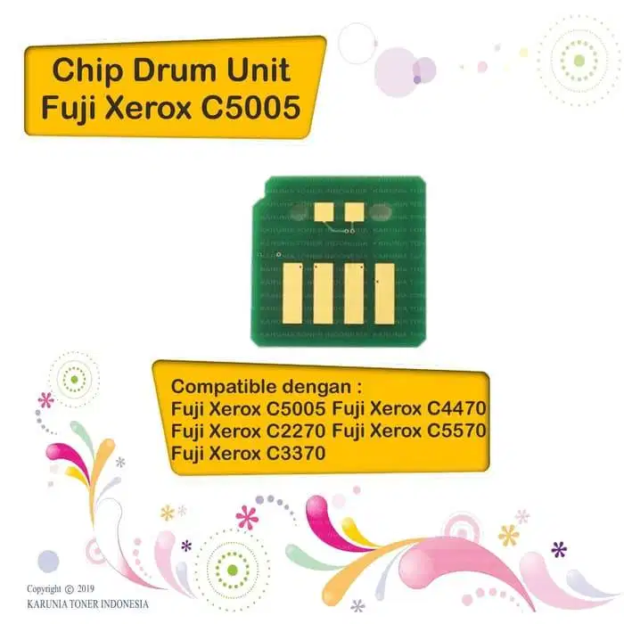 Chip Drum Unit Fuji Xerox C5005 C2270 C3370 C4470 C5570 C 5005 CMYK