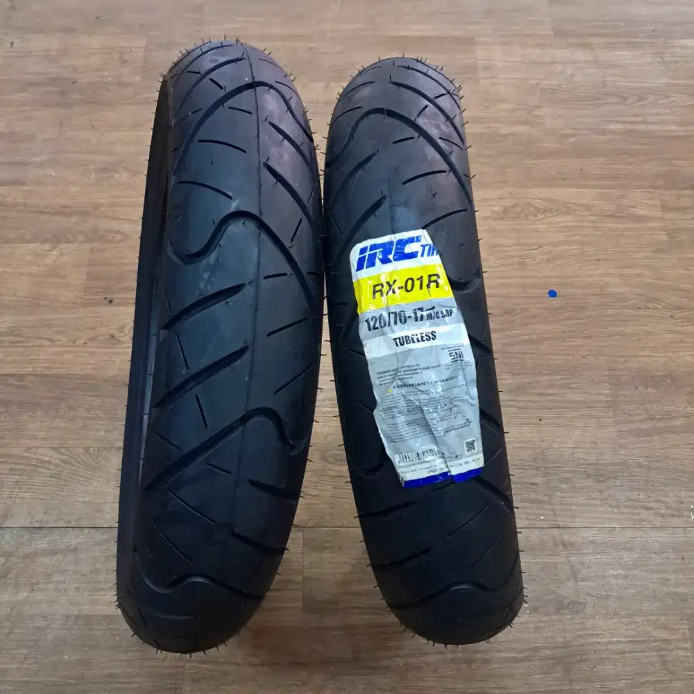 IRC RX01R TL 120/70 RING 17 M/C 58P (BERKUALITAS & MURAH)