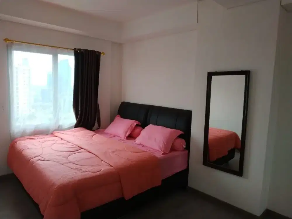 Disewakan1 br apartemen cosmo terrace luas 40 m2, furnish view utara