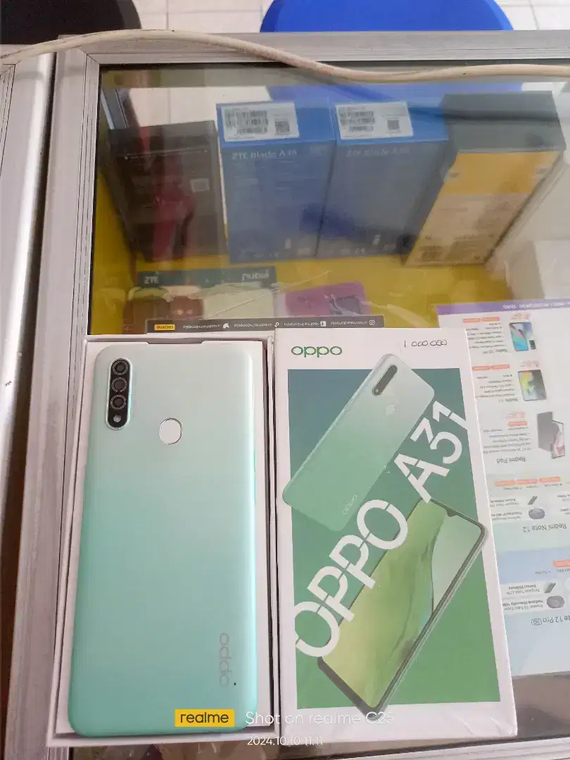 Oppo A31 6/128gb bekas fullset normal bisa TT