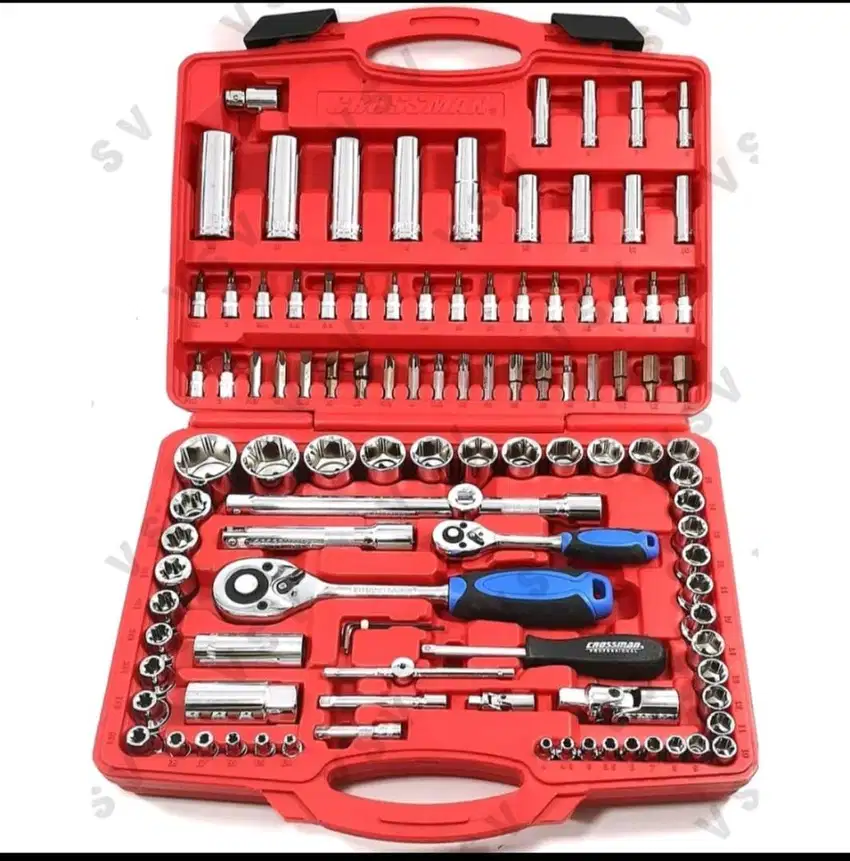 Dijual cepat  crossman tools 108pcs