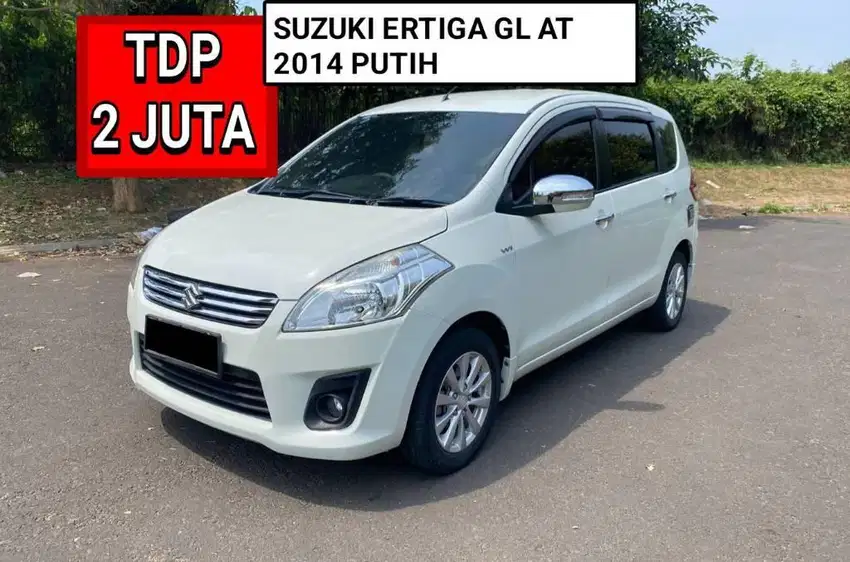 SUJZUKI ERTIGA GL AT 2014 PUTIH PROMO MURAH DP MINIM 2 JUTA