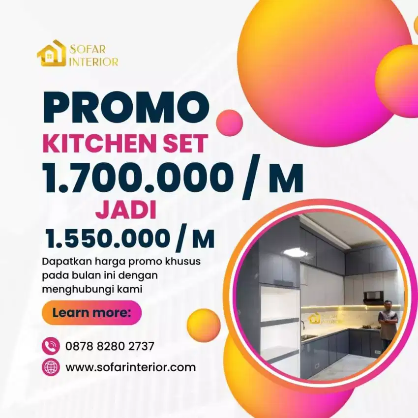 KITCHEN SET MINIMALIS SERANG KOTA BANTEN