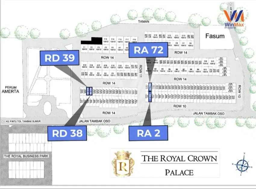 DIJUAL RUKO THE ROYAL CROWN PALACE! STRATEGIS DEKAT MERR DAN JUANDA!