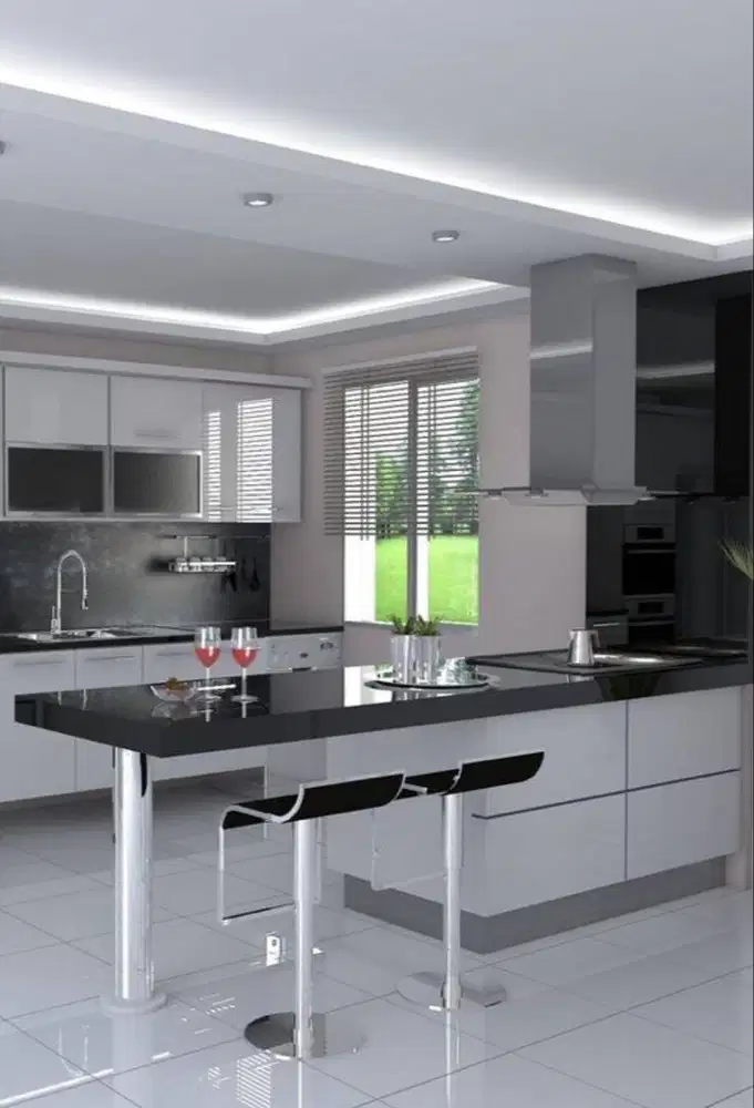 Kitchen set backdrop tv lemari set badroom kitchenset furniture custom