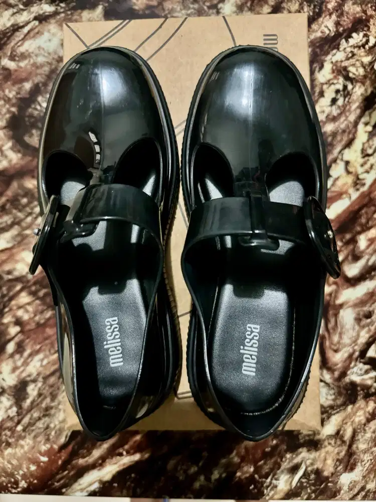 SEPATU MELISSA BLACK JACKIE ORIGINALS uk 37