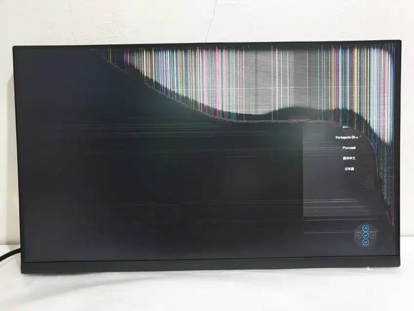 monitor dell DELL P2422H kondisi baru LCD pecah dijual parts