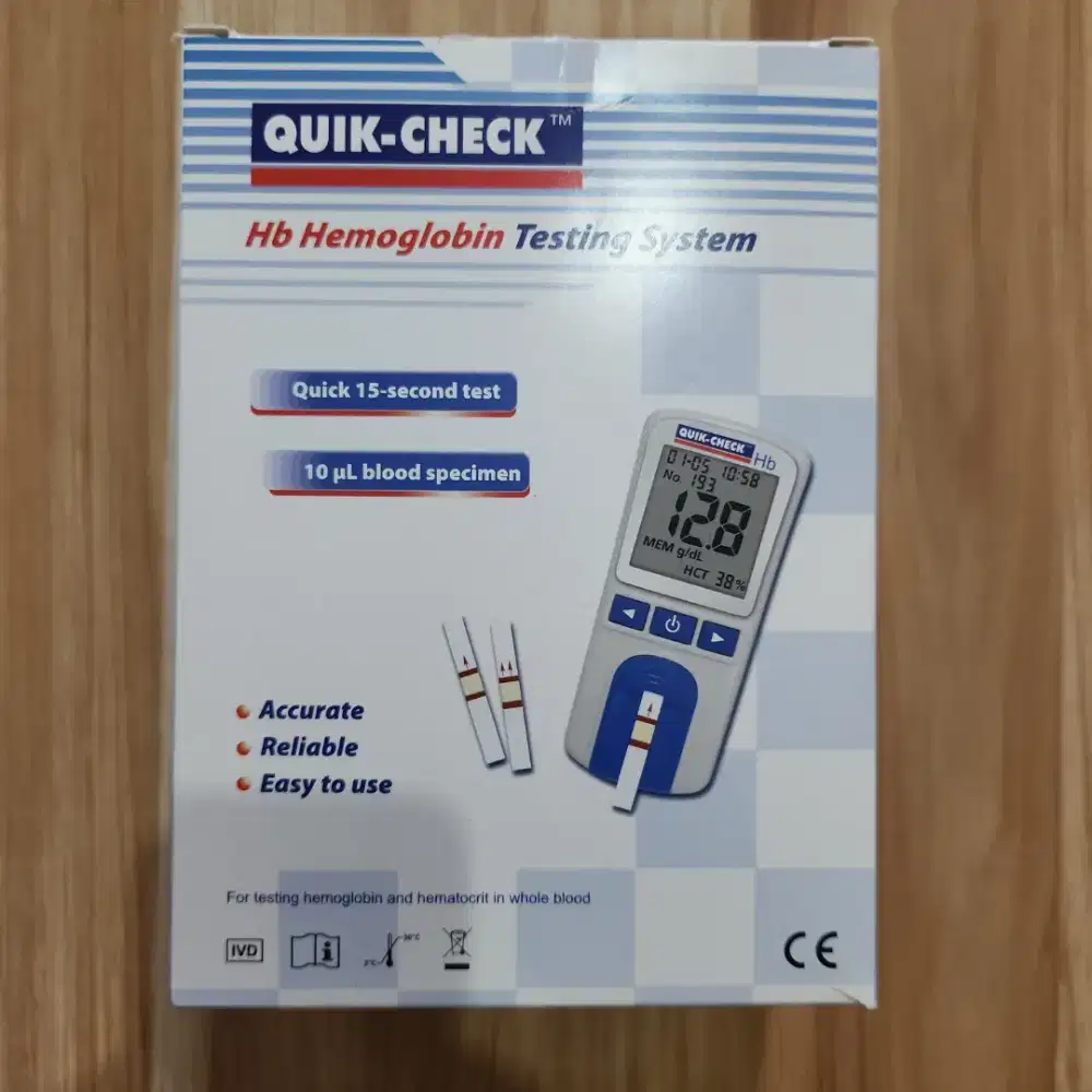 Alat Quik Check HB / Alat hemoglobin Quick Check HB