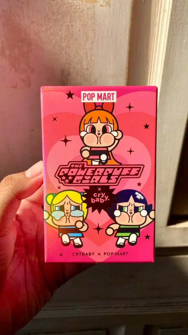 POP MART CRYBABY x Powerpuff Girls Series Blind Box Action Toys Figure