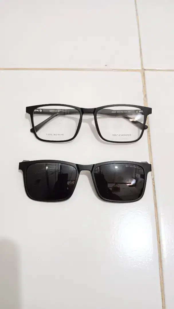 Menjual frame clip on lensanya polarized