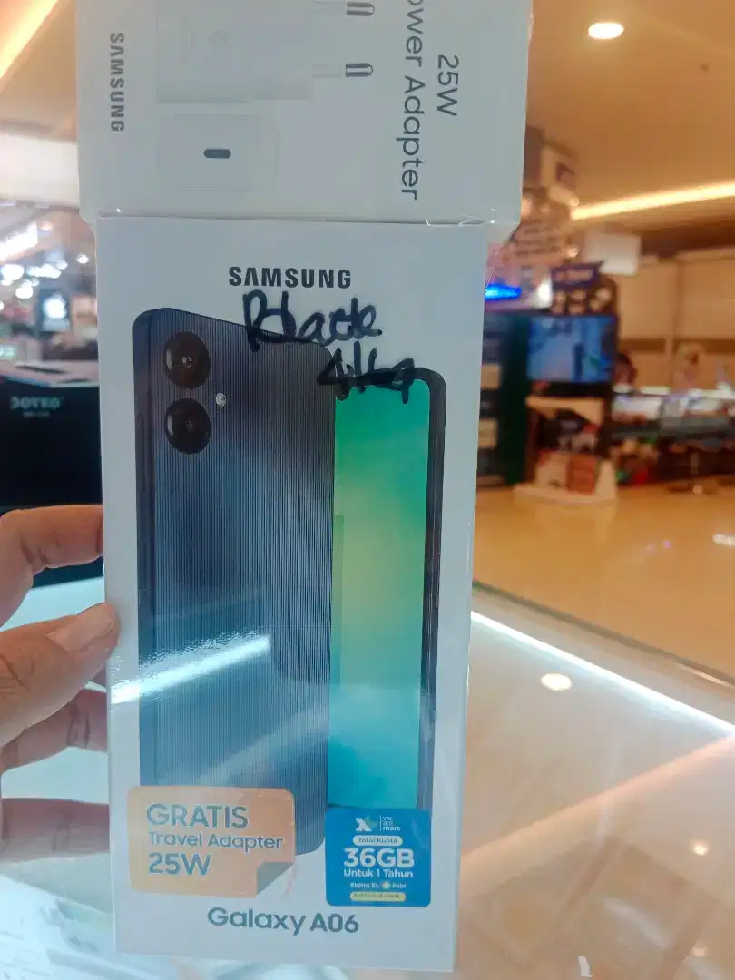 Samsung A06 4/64 garansi resmi 1 tahun