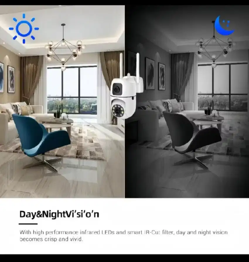 Promo Cctv smart camera bisa pantau dr hp dari jarak jauh