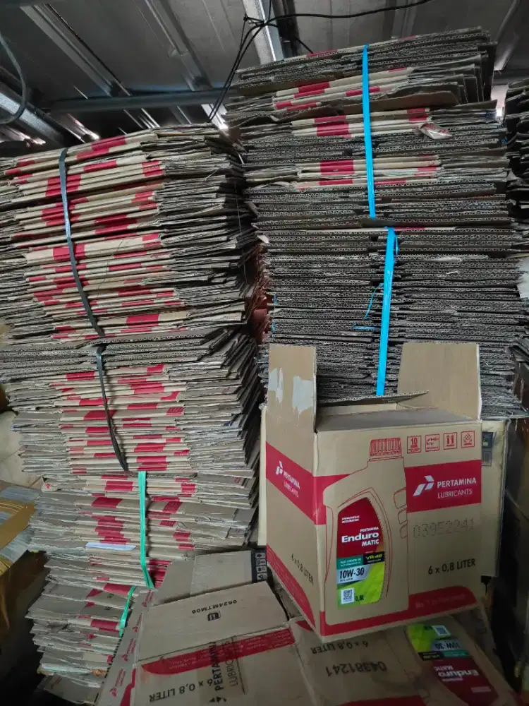 Sekilo 5rb Kardus dus bekas masih bagus tebal 20x18x21