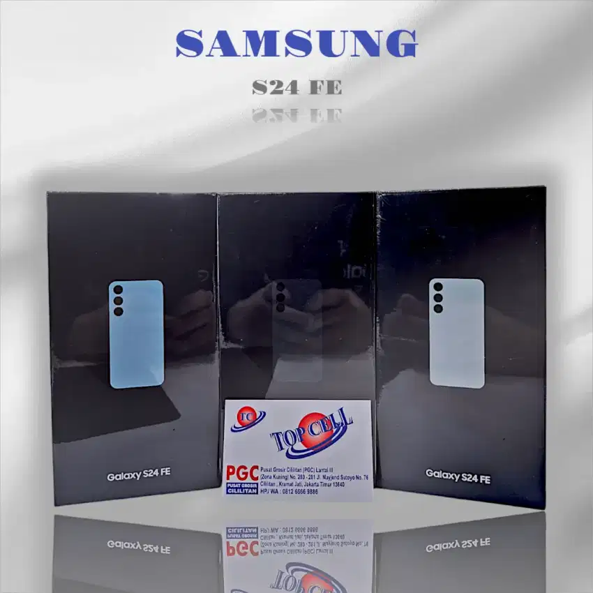 NEW SAMSUNG GALAXY S24 FE RAM 8/256 100% GARANSI RESMI