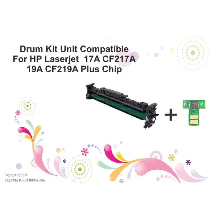 Drum Unit Compatible For HP 17A CF217A19A CF219A M102a M130a Plus Chip