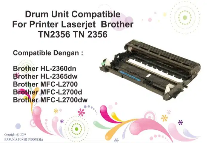 Drum Unit Compatible Brother TN2356 TN-2356 DCP-L2540dw DCP L2540 2540