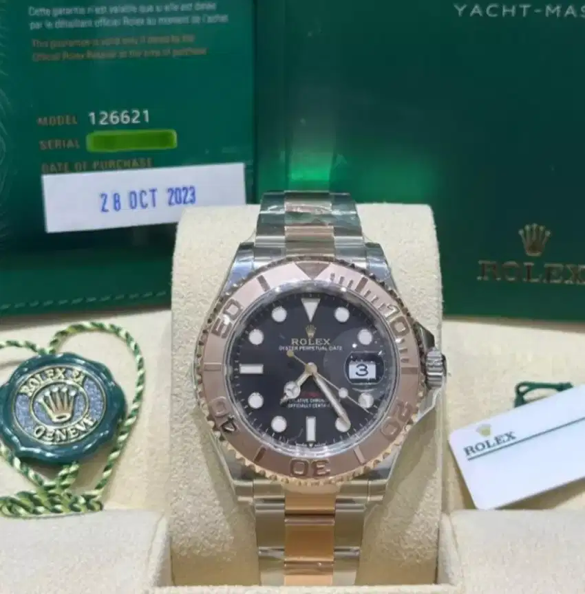 Rolex Yacht Master II full seal & barcode