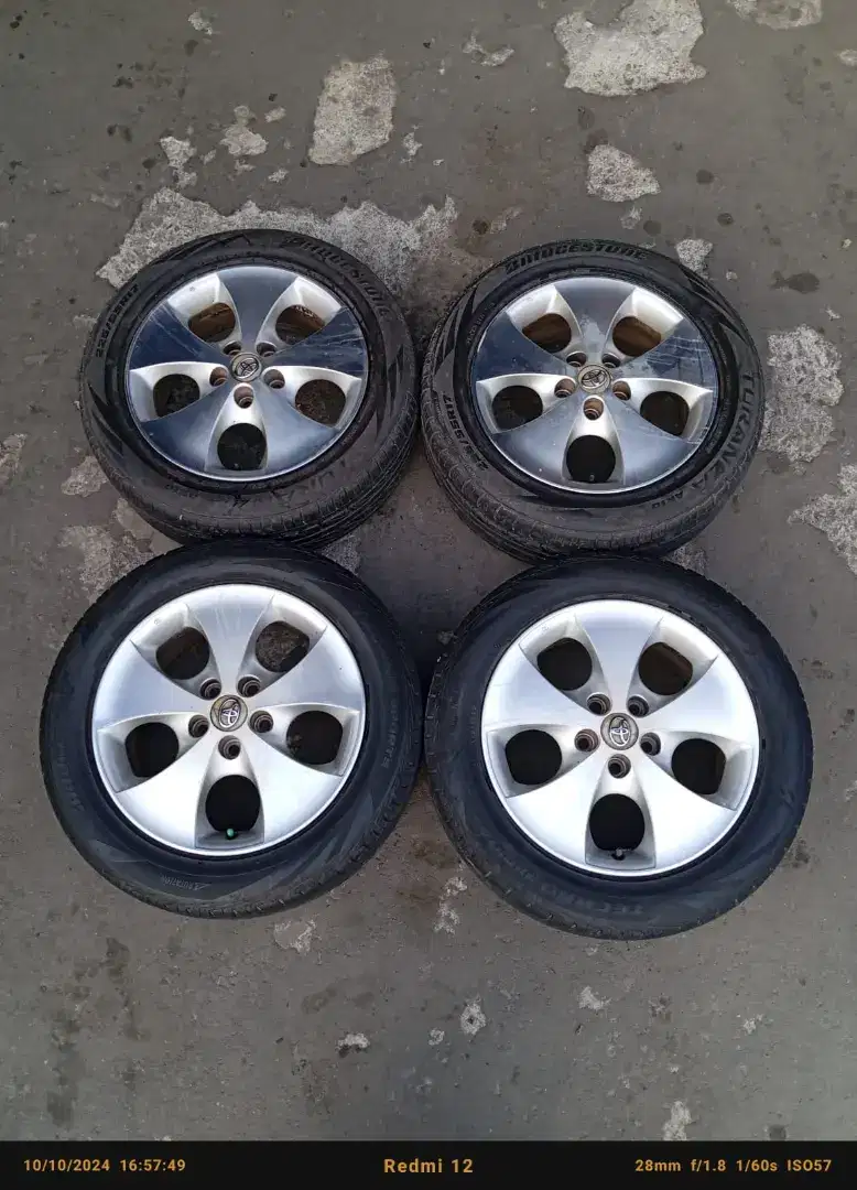 Velg oem alphard asg r17 5x114,3 sepaket ban