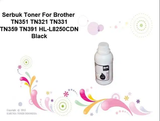 Serbuk Toner Brother TN351 TN321 TN331 TN359 TN391 HL-L8250CDN Black y