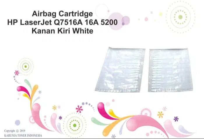 Airbag Air Bag Cartridge For HP Q7516A 16A 5200 Kanan Kiri White Putih