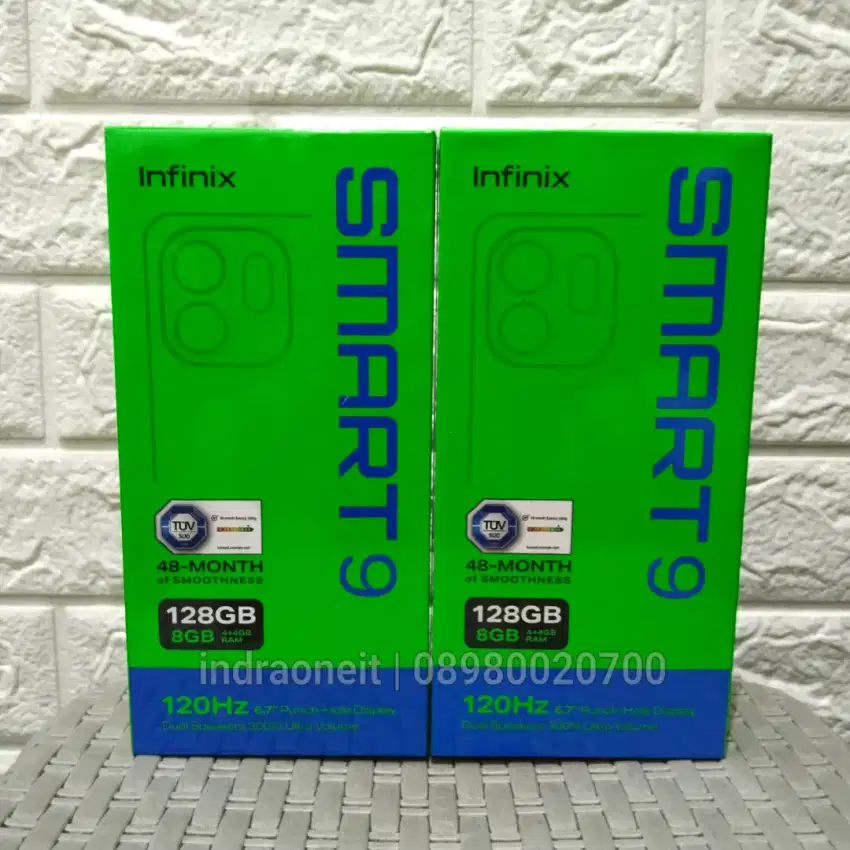 Infinix Smart 9 4/128 Helio G81 120Hz BNIB No Repack Garansi Resmi