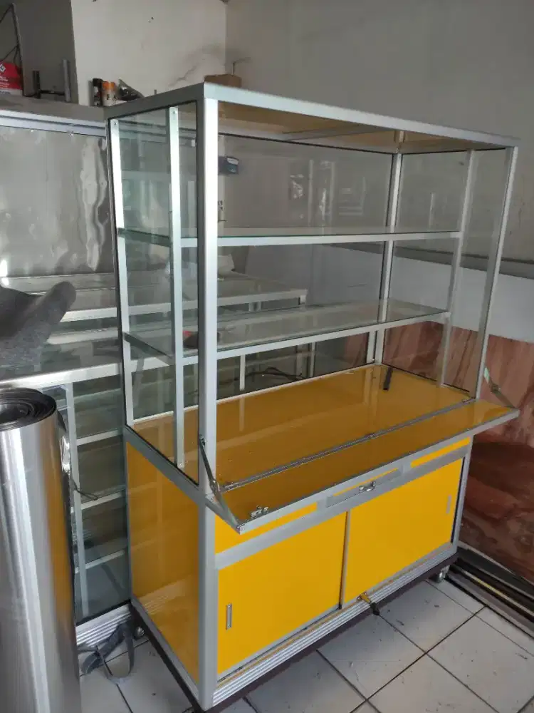 etalase makanan  warung nasi garansi barang baru