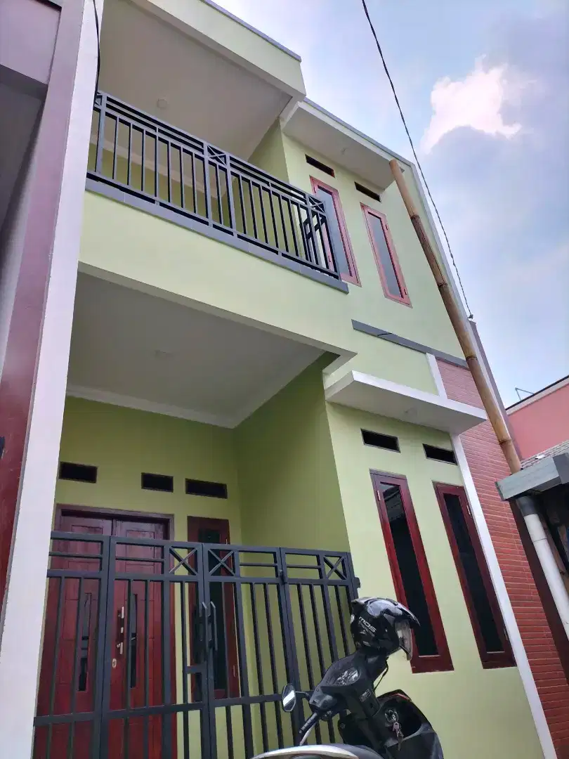 Dijual rumah baru indent 2 lantai di Bintara 6 dkt St Cakung